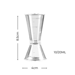 Jigger nhựa chia vạch 10-20ml