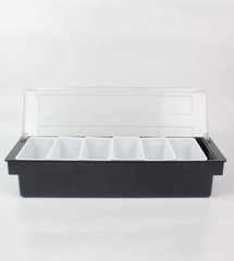 Khay topping nhựa 5 ngăn