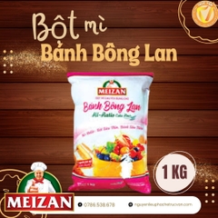Bột bánh bông lan Số 8 Meizan 1kg