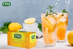 Trà Đen Cozy Nhãn Vàng hộp 200g (100 túi x 2g)