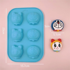 Khuôn silicon 6 hình Doraemon, Doremi
