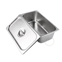 Khay inox 1/4 cao 10cm