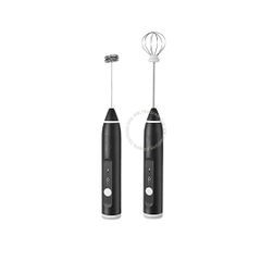 Máy tạo bọt sữa xạc USB 2 đầu loại đầu khuấy cafe và đánh trứng