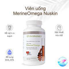 Viên uống MerineOmega Nuskin Cung Cấp Dinh Dưỡng Cho Da, Tim, Não