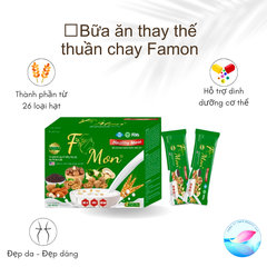 Bữa ăn lành mạnh thuần thực vật sữa hạt FAMON
