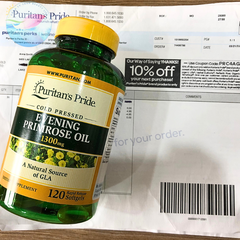 Viên uống tinh dầu Hoa Anh Thảo Evening Primrose Oil 1300mg Puritan’s Pride, lọ 120 viên