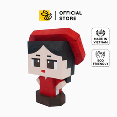 Mô Hình Gỗ Thiếu Nữ Áo Dài