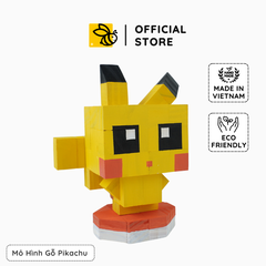 Mô Hình Gỗ Pikachu