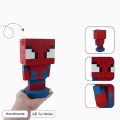 Mô Hình Gỗ Spiderman (size M)
