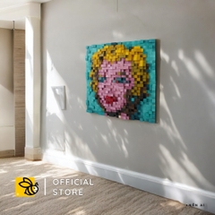 Tranh Pixel Marilyn Diptych (Blur)