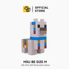 Mô Hình Gỗ Minecraft LLama (Art Toy)
