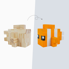 (DIY) Kit Tô Màu Mô Hình Cá Nemo (s)