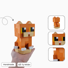 Mô Hình Gỗ Mèo Garfield