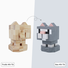 (DIY) Kit Tô Màu 12 Con Giáp Mão (Mèo)