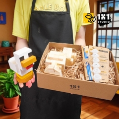 Mô Hình Gỗ Minecraft Chicken (size s)