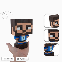 Mô Hình Gỗ Messi (size s)