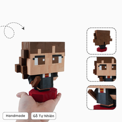 Mô Hình Gỗ Nhân Vật Hermione (Harry Potter)