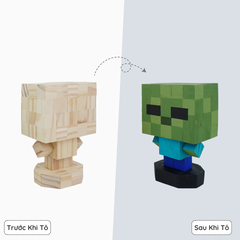 (DIY) Kit Tô Màu Minecraft Zombie