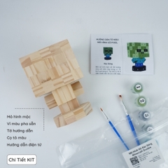 (DIY) Kit Tô Màu Minecraft Zombie