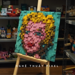 Tranh Pixel Marilyn Diptych (Blur)