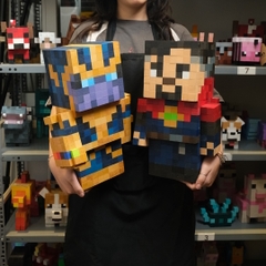 Mô Hình Gỗ Bigsize Thannos (Art Toy)