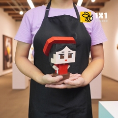 Mô Hình Gỗ Thiếu Nữ Áo Dài