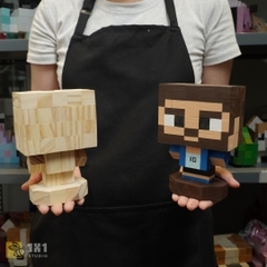 Mô Hình Gỗ Messi (size s)