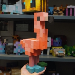 Mô Hình Gỗ Chim Hồng Hạc (Art Toy)