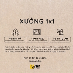 Mô Hình Gỗ Minecraft Bee (size s)