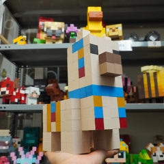 Mô Hình Gỗ Minecraft LLama (Art Toy)