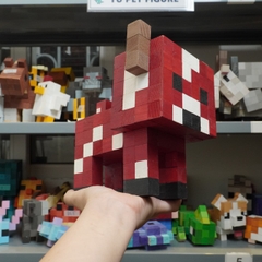 Mô Hình Gỗ Minecraft Mooshroom Đỏ (Art Toy)