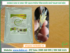 Dobio Sun Men Vi Sinh Khử Phèn Đánh Bay Khí Độc Cho Ao Nuôi Tôm Cá