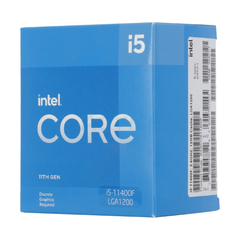 CPU CORE I5 11400F BOX Chính Hãng VAT (LƯU Ý DÒNG F KHÔNG CÓ VGA ONBOARD)