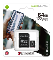 THẺ NHỚ MICRO SD KINGSTON 64GB CLASS 10 CHÍNH HÃNG VAT