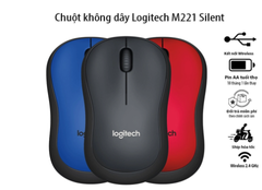 MOUSE LOGITECH M221 CHÍNH HÃNG (Tầm hoạt động trên 10m,Pin trâu) VAT FULL