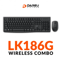 Combo Phím+Chuột Máy Tính DAREU-U LK186G (KO DÂY) VAT