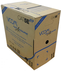 Cáp mạng VCOM 5E UTP 24AWG 4PRS-SOLID Mạng ngoài trời không cường lực) VAT