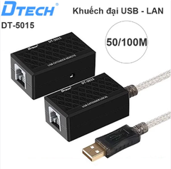HỘP NỐI DÀI USB RA LAN DTECH DT5015 (CHẠY 0-50MET)