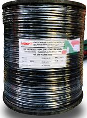 Cáp mạng Liền nguồn GOLDEN JAPAN 5E+2C FTP 305M