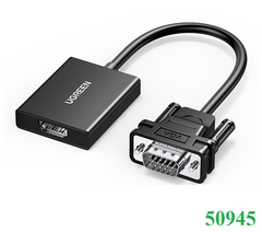 BỘ CHUYỂN VGA RA HDMI UGREEN 50945 (CÓ AUDIO) VAT