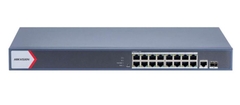 SWITCH POE HIKVISION DS-3E1518P-E/M 16 PORT 1GB (1UPLINK+1SFP) VAT
