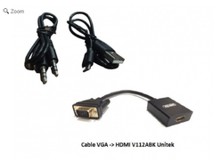 BỘ CHUYỂN VGA RA HDMI UNITEK V112ABK (KO VAT)