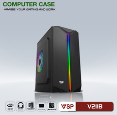 Case VSP V211B LED ATX VAT