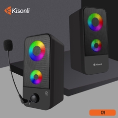Loa Kisonli X9 2.0 LED RGB 3W (ko vat)