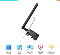 CARD THU WIFI PCI_1X TPLINK T2E AC600 (2 BĂNG TẦNG) VAT