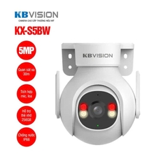 CAMERA KBVISION KX-S5BW 5MP outdoor (360,wifi6,H265,ai,thẻ) VAT