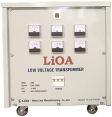 Biến áp đổi nguồn hạ áp LiOA 10KVA - 3K101M2DH5YC 3 Pha (Cách Ly)