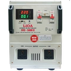 Ổn áp LiOA 5KVA DRII-5000II (50V-250v) 1 Pha