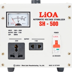 Ổn áp LiOA 500VA SH-500II (150v-250v) 1 Pha