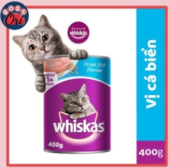 Pate Lon Whiskas  400g (Vị Cá Biển Cho Mèo)